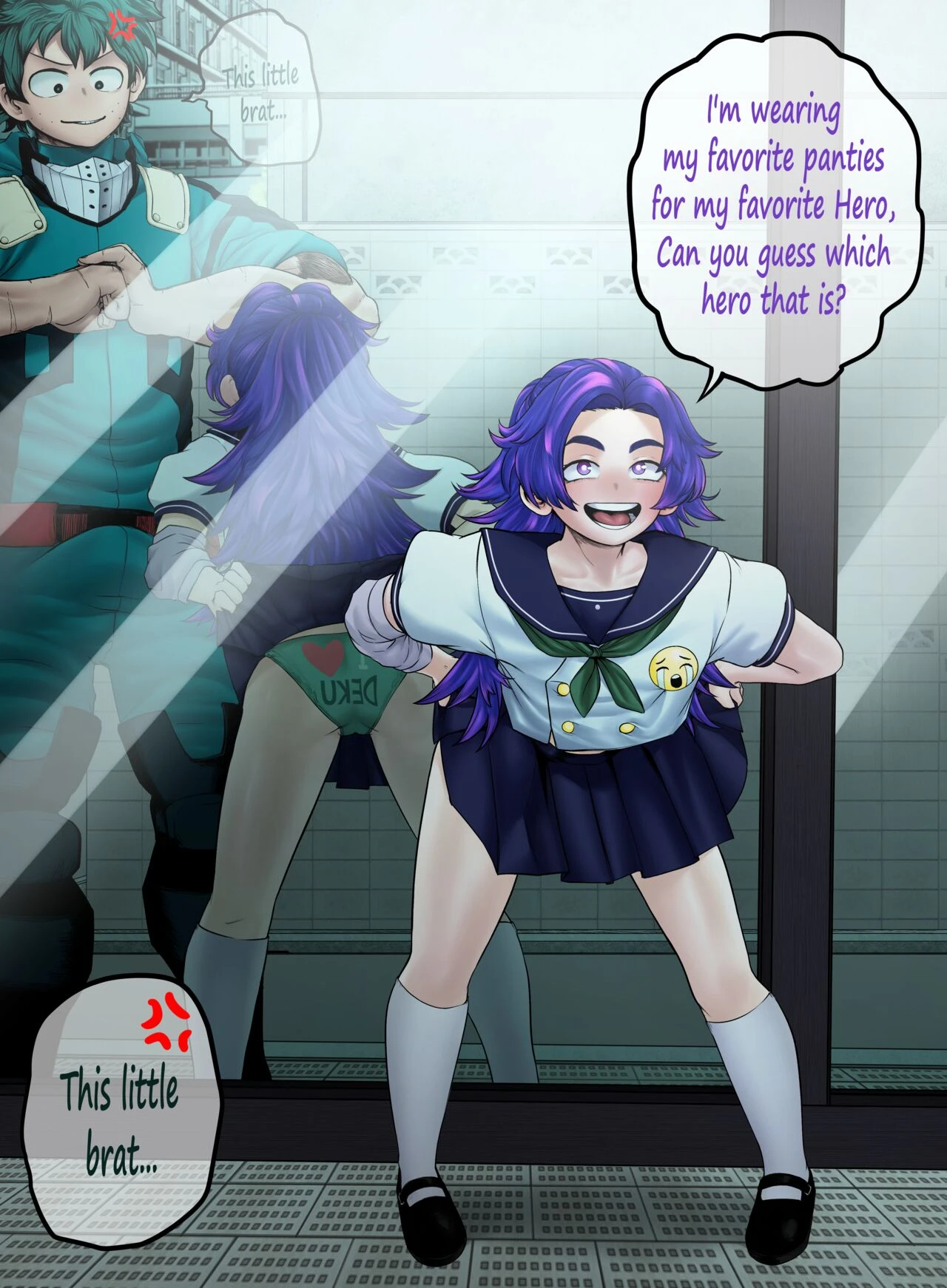 Lady Nagant x Deku porn comic picture 9