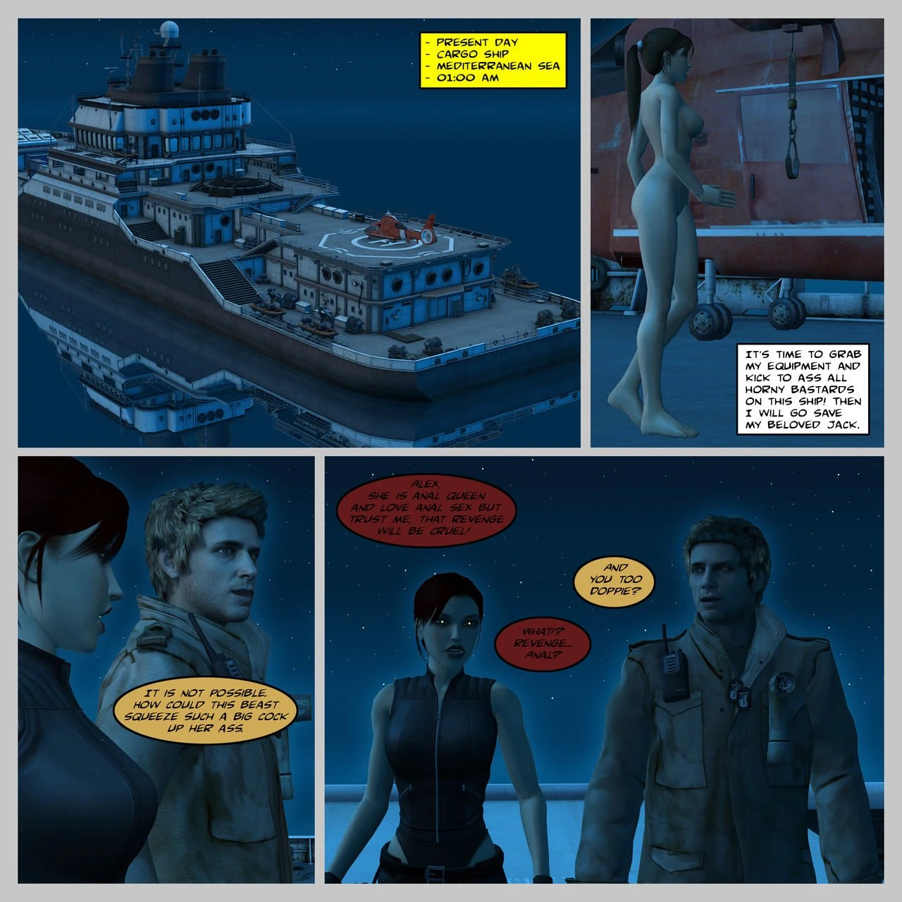 Lady & Stone Statue: Broken Ass - Final Part 1 (I - II) porn comic picture 17