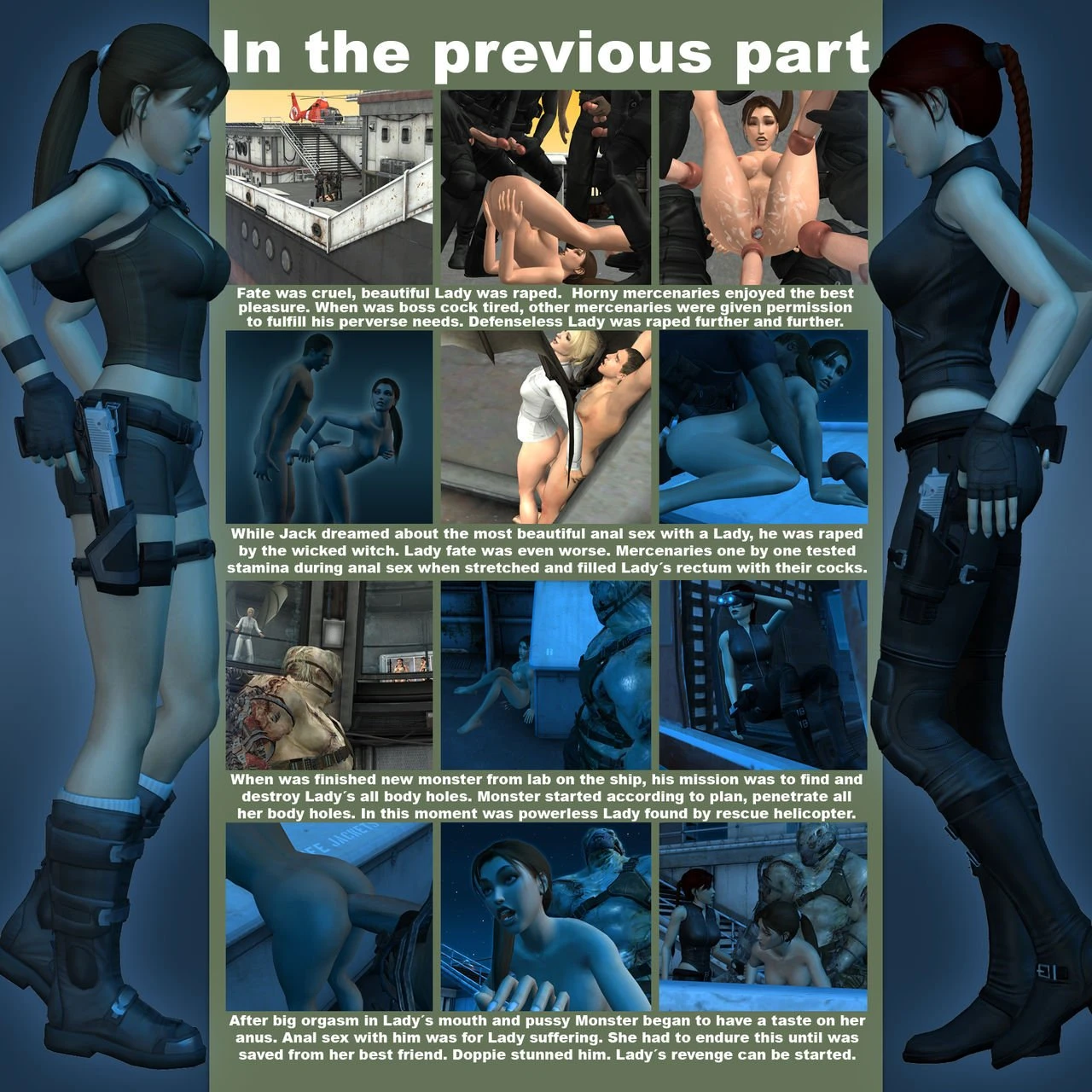 Lady & Stone Statue: Broken Ass - Final Part 1 (I - II) porn comic picture 3