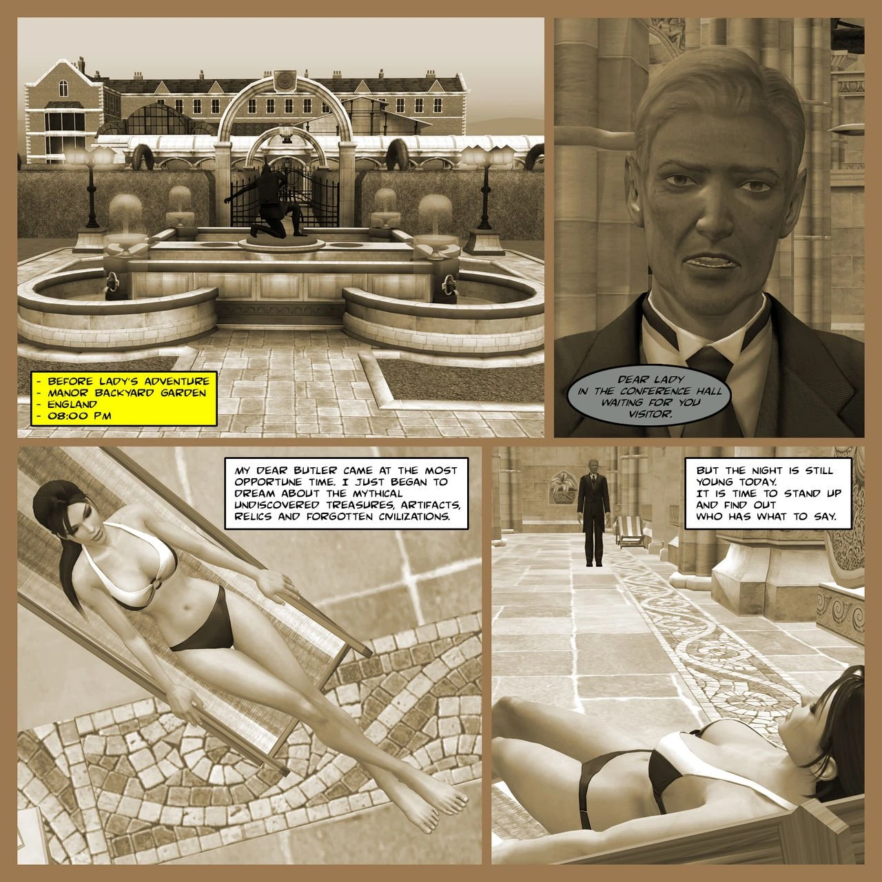 Lady & Stone Statue: Broken Ass - Final Part 1 (I - II) porn comic picture 5