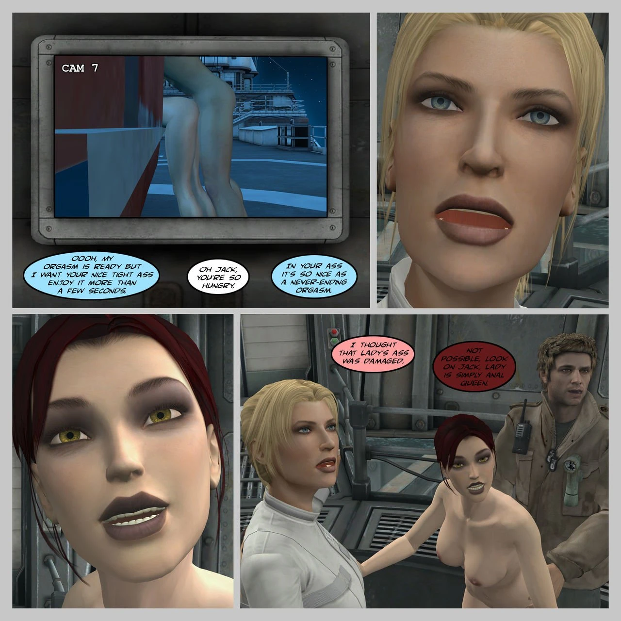 Lady & Stone Statue: Broken Ass - Final Part 2 porn comic picture 14