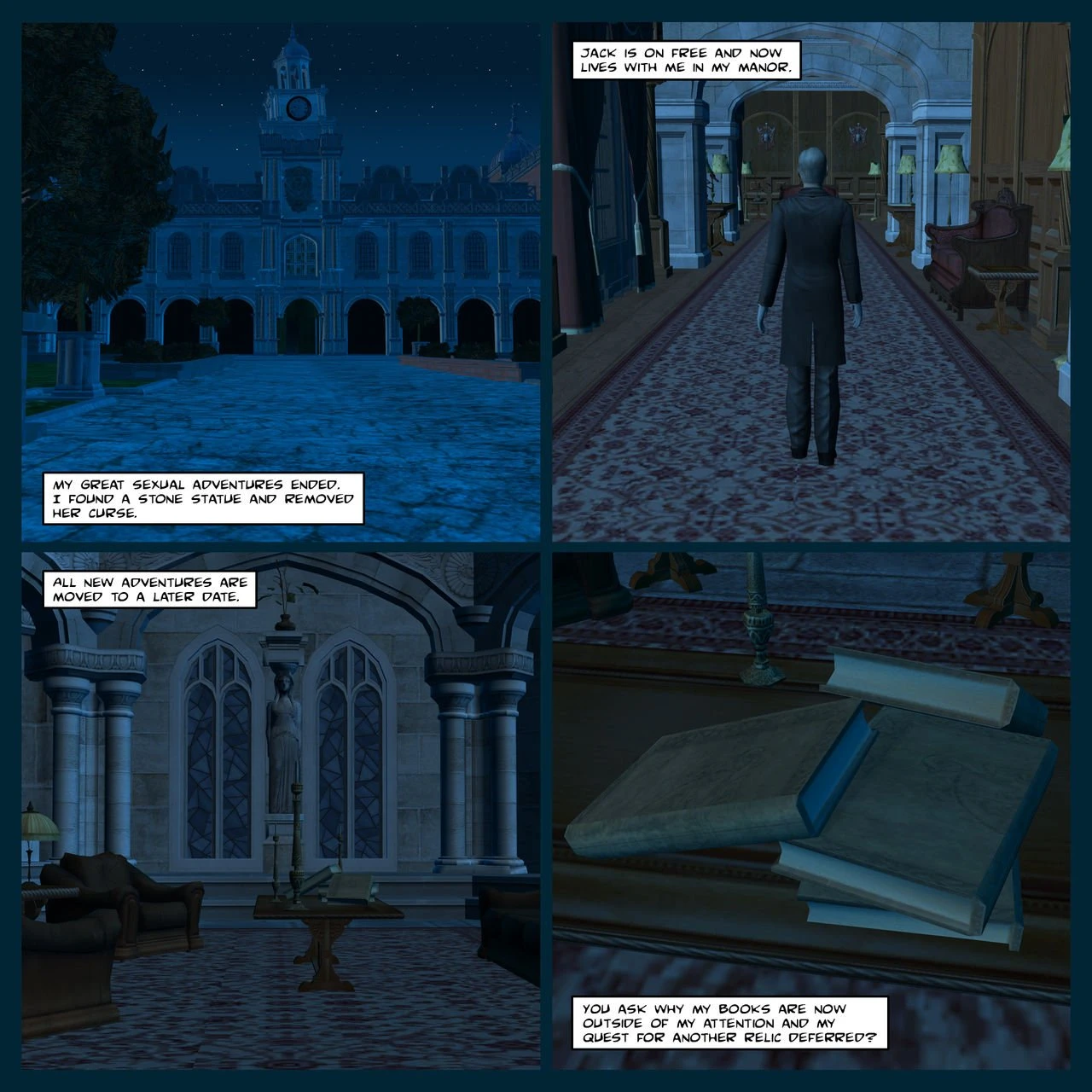 Lady & Stone Statue: Broken Ass - Final Part 2 porn comic picture 48