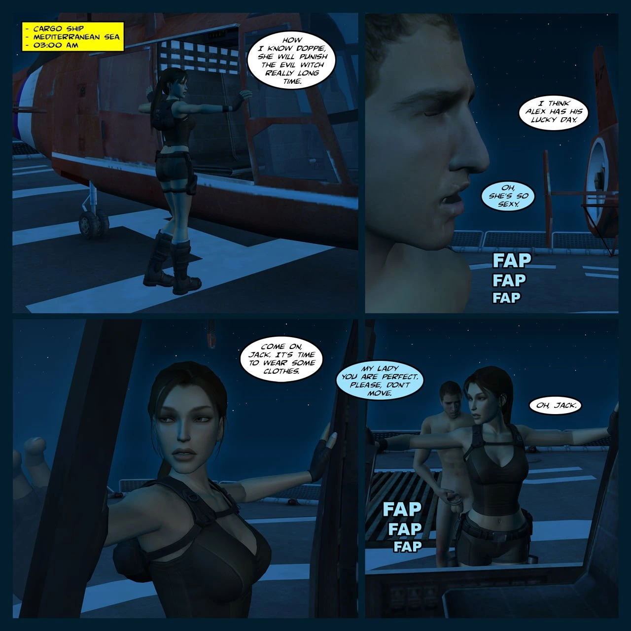 Lady & Stone Statue: Broken Ass - Final Part 2 porn comic picture 5