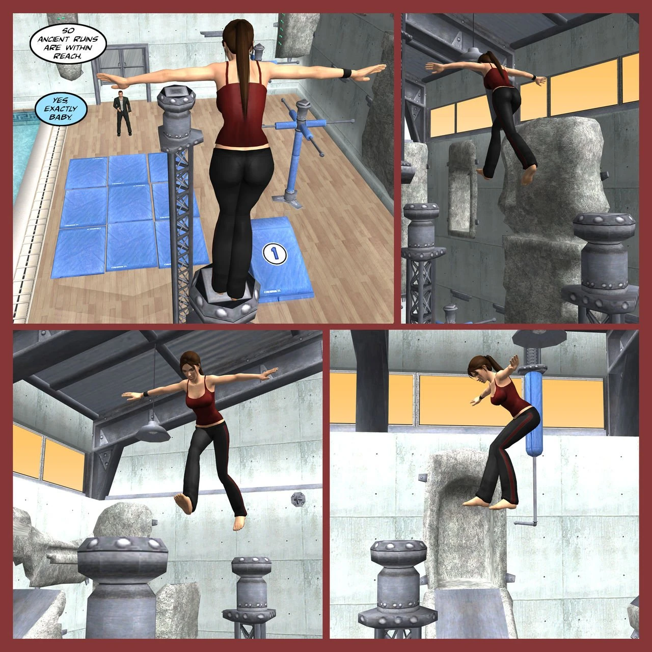 Lady & Stone Statue: Broken Ass - Final Part 2 porn comic picture 54