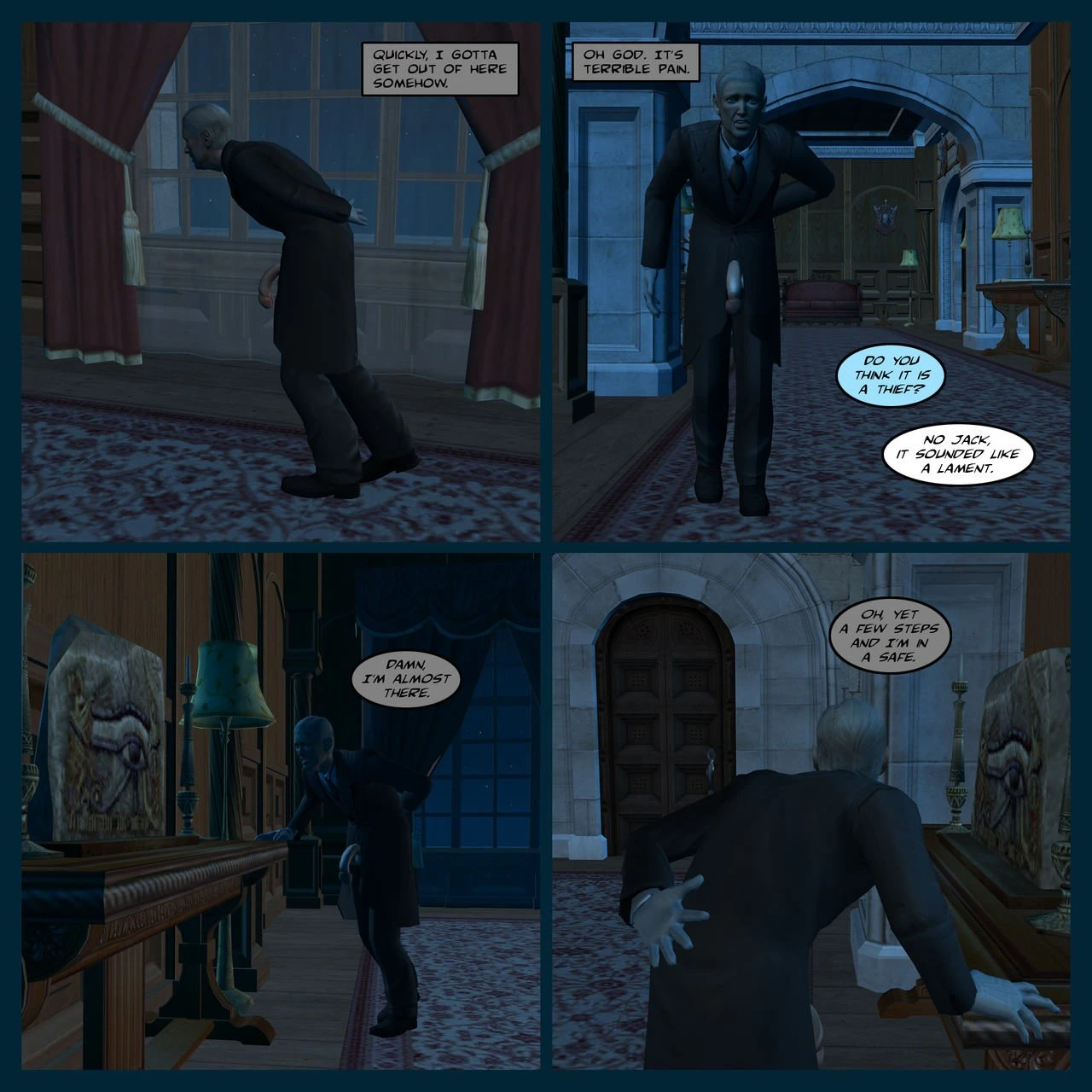 Lady & Stone Statue: Broken Ass - Final Part 2 porn comic picture 60