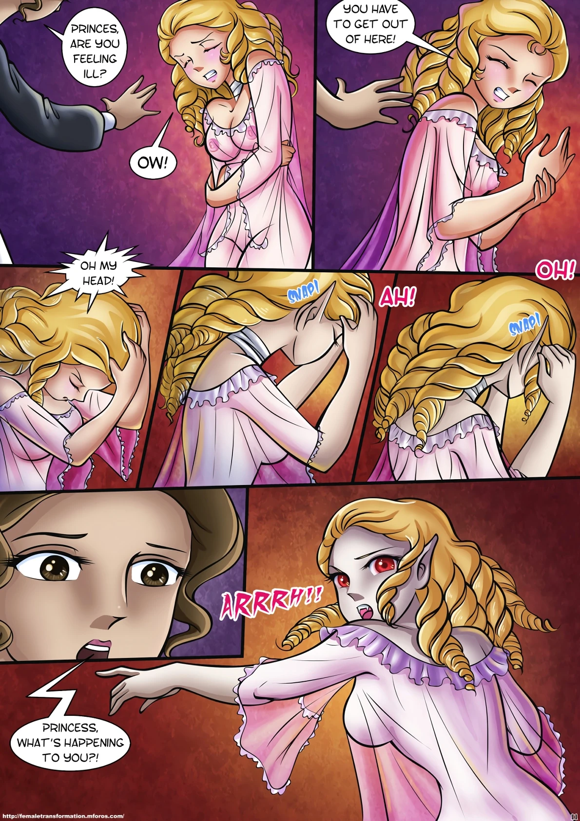Lady Vampire porn comic picture 12