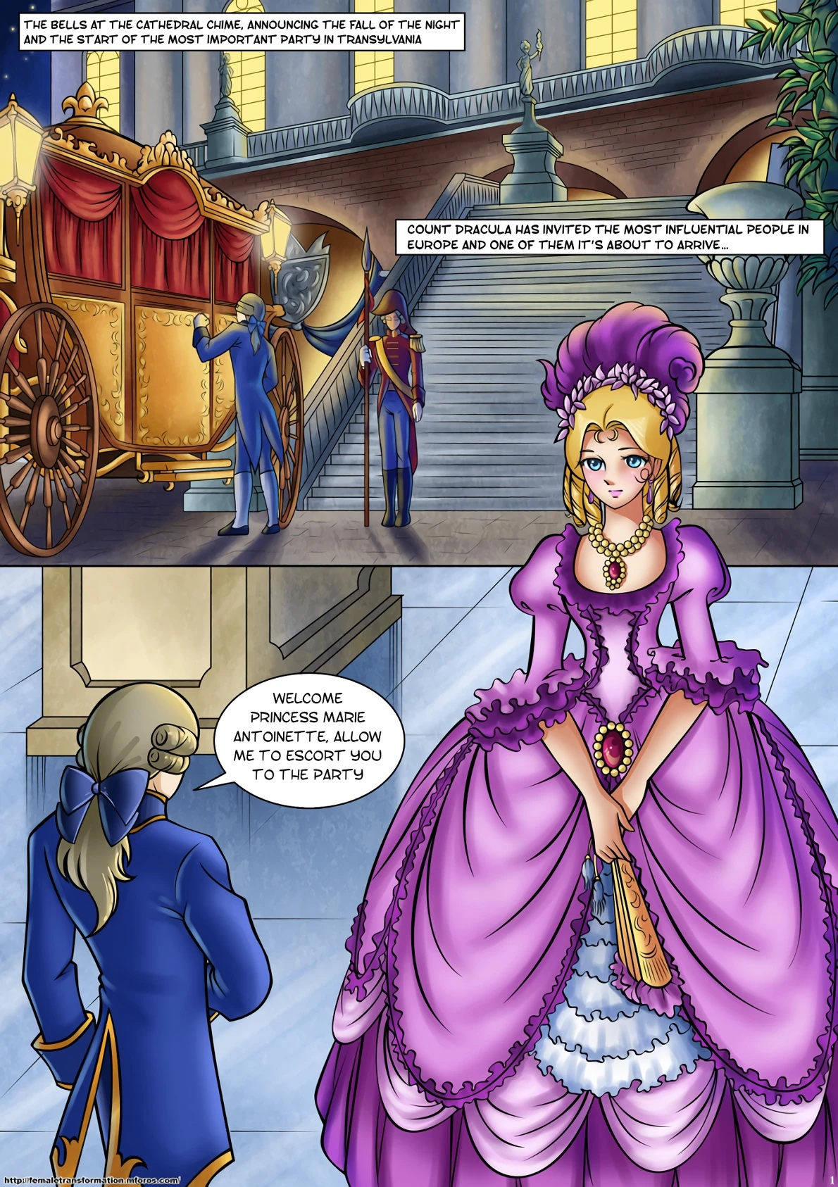 Lady Vampire porn comic picture 2