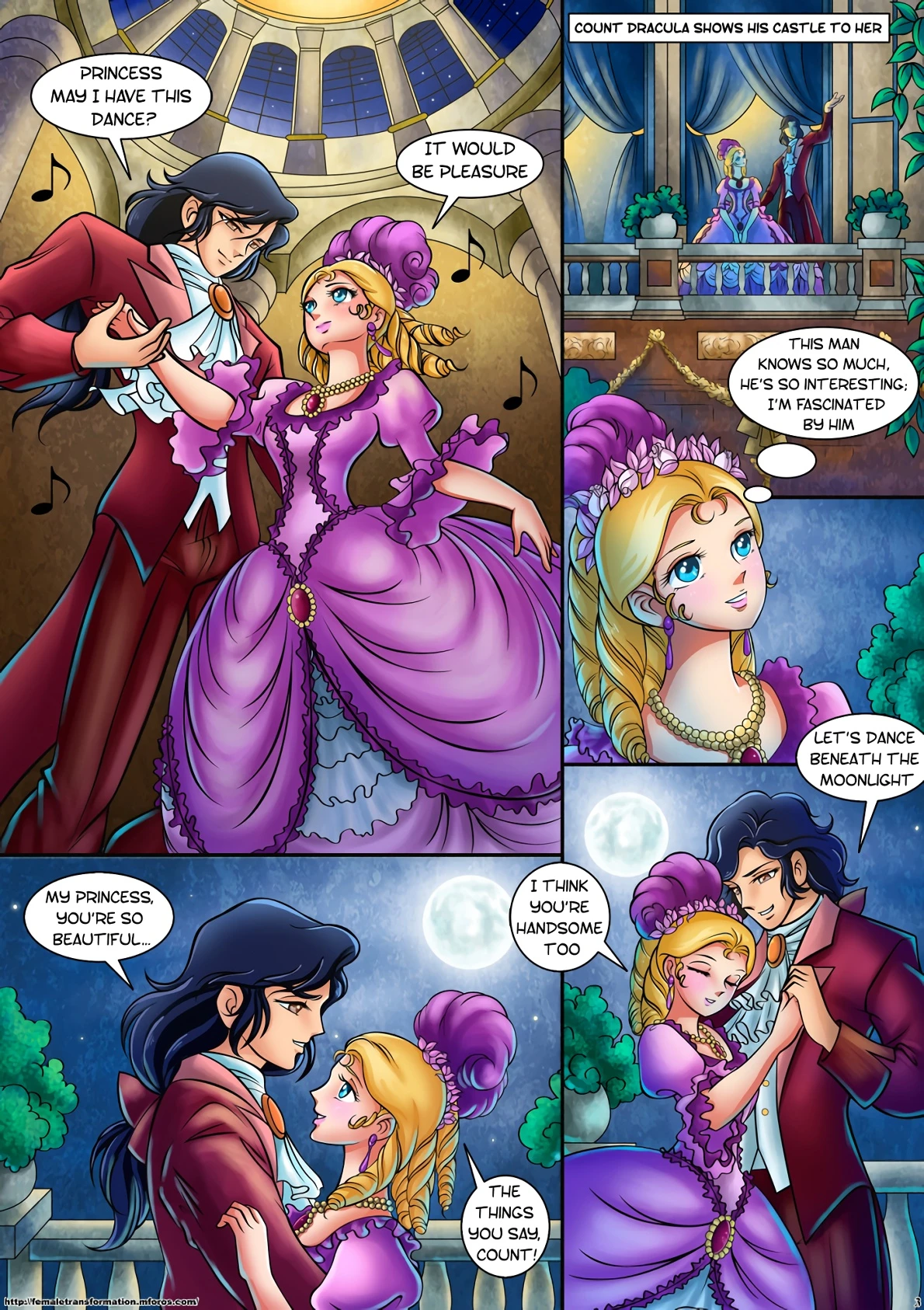 Lady Vampire porn comic picture 4