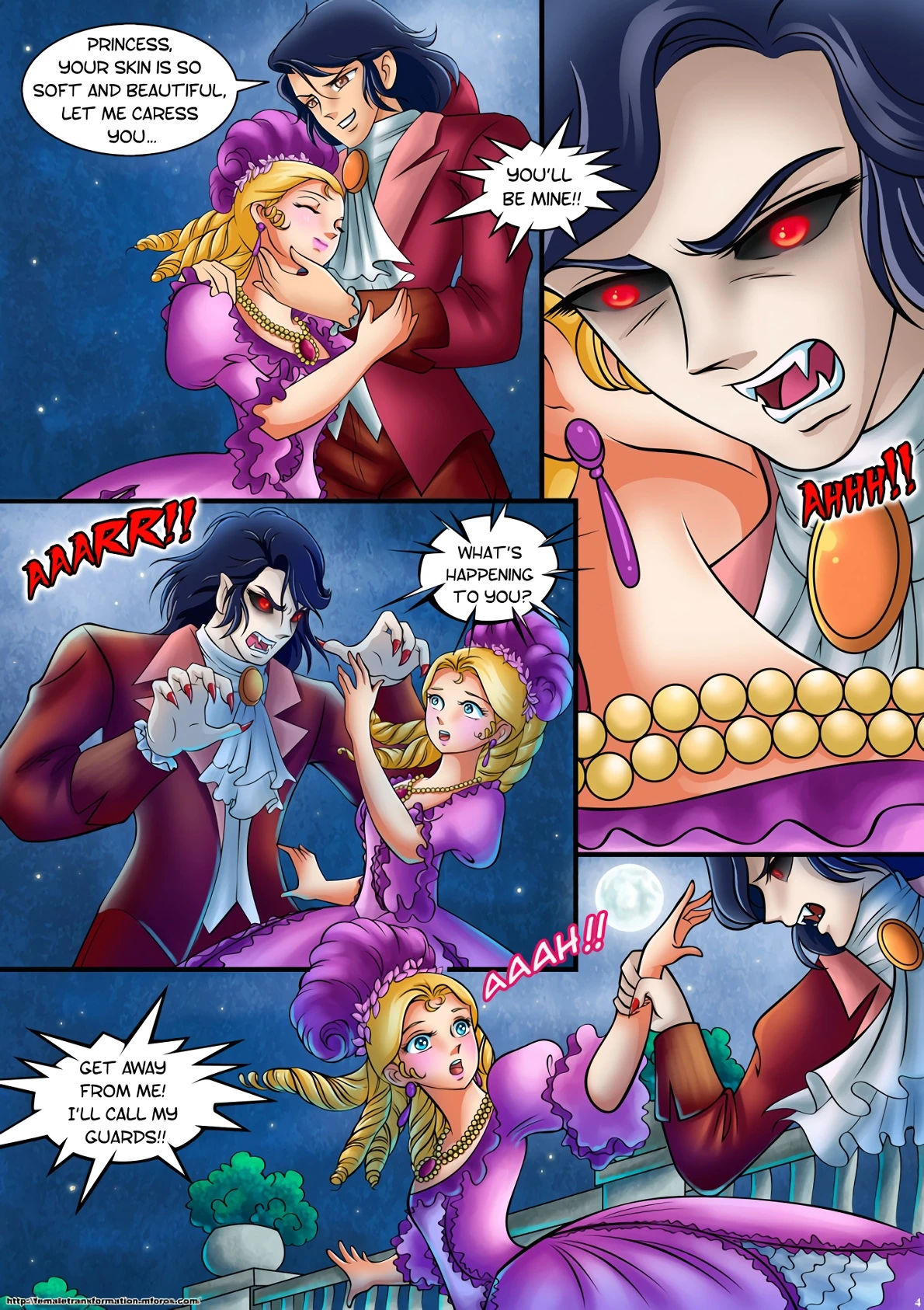 Lady Vampire porn comic picture 5