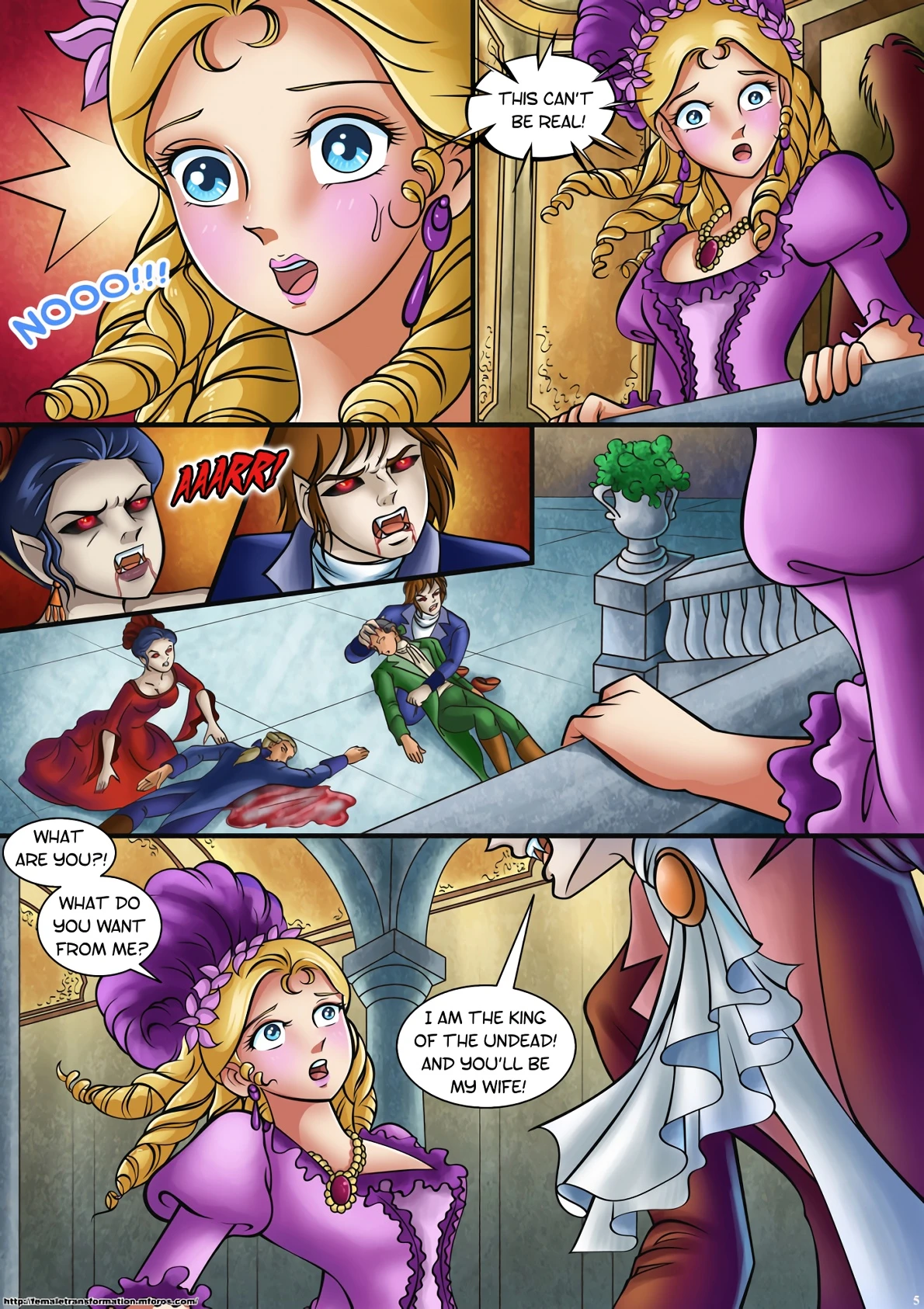 Lady Vampire porn comic picture 6