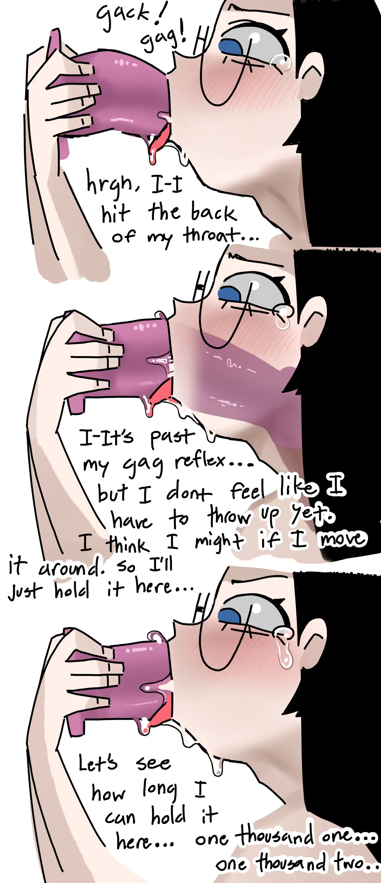 Lager Deepthroat Training porn comic picture 2