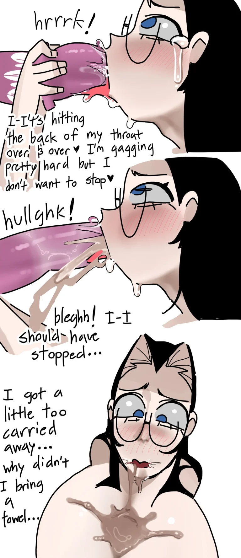Lager Deepthroat Training porn comic picture 4