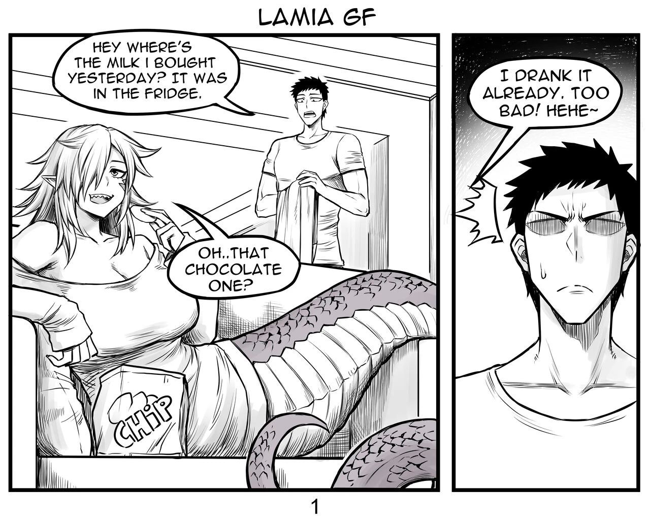 Lamia GF porn comic picture 2