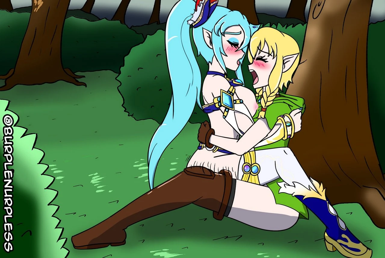 Lana rewards Linkle for her heroic deeds! porn comic picture 1