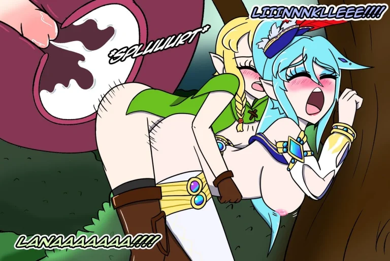 Lana rewards Linkle for her heroic deeds! porn comic picture 6