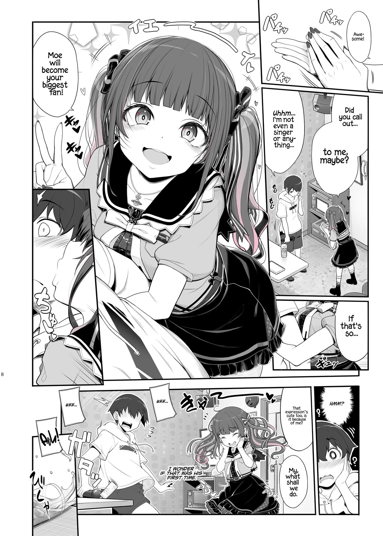 Landmine Series - Nightlong Sex with a Carnivore Girl | Jiraikei Joshi no Gyakunan Yodoushi Sex porn comic picture 7