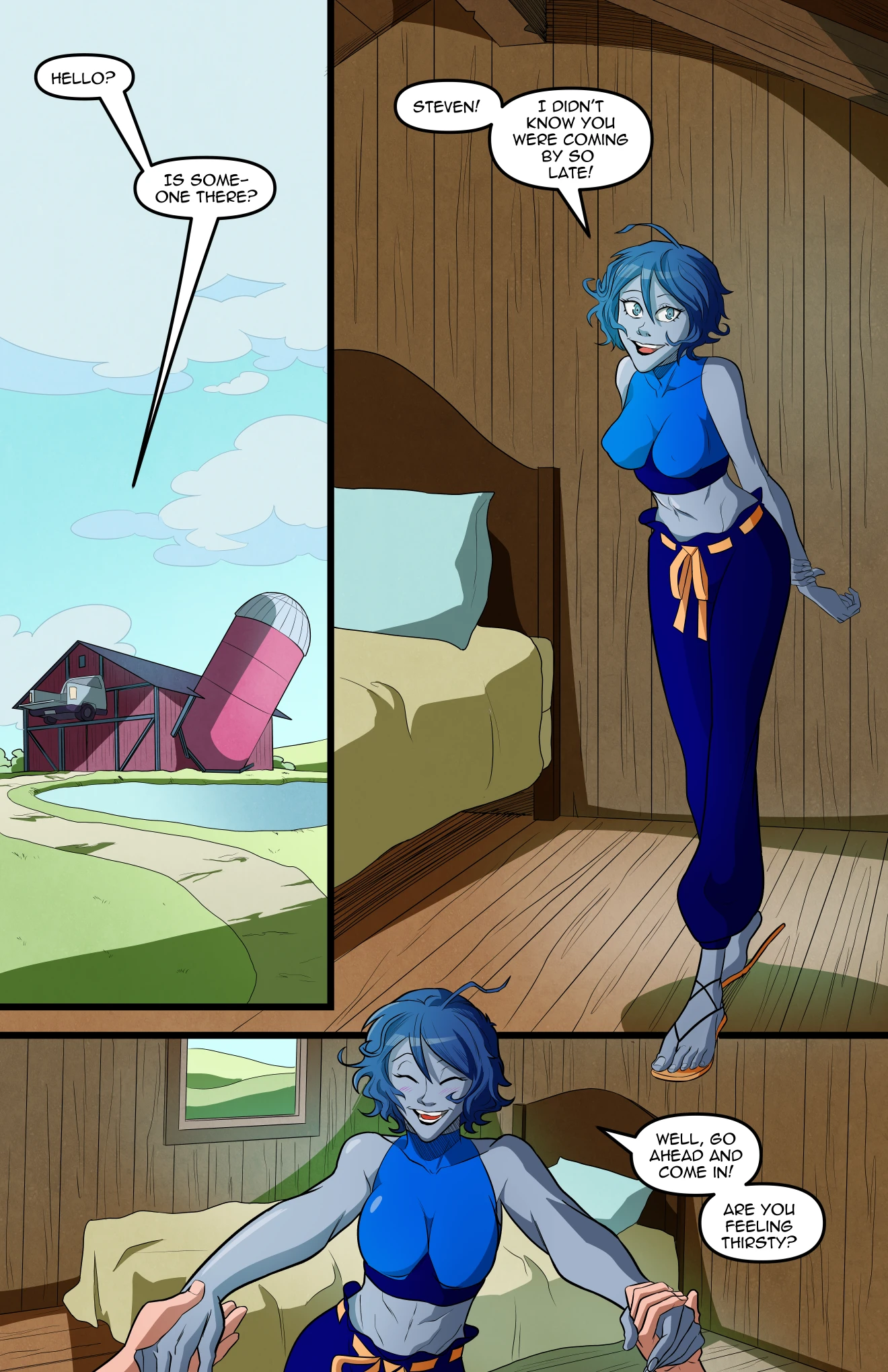 Lapis Lazuli and This Guy, Steven porn comic picture 2