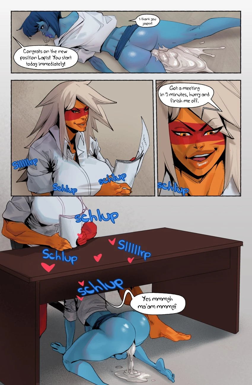Lapis's Job Interview porn comic picture 5