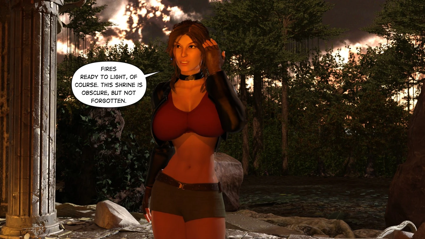Lara Croft 2 Rock Hard Ritual porn comic picture 4