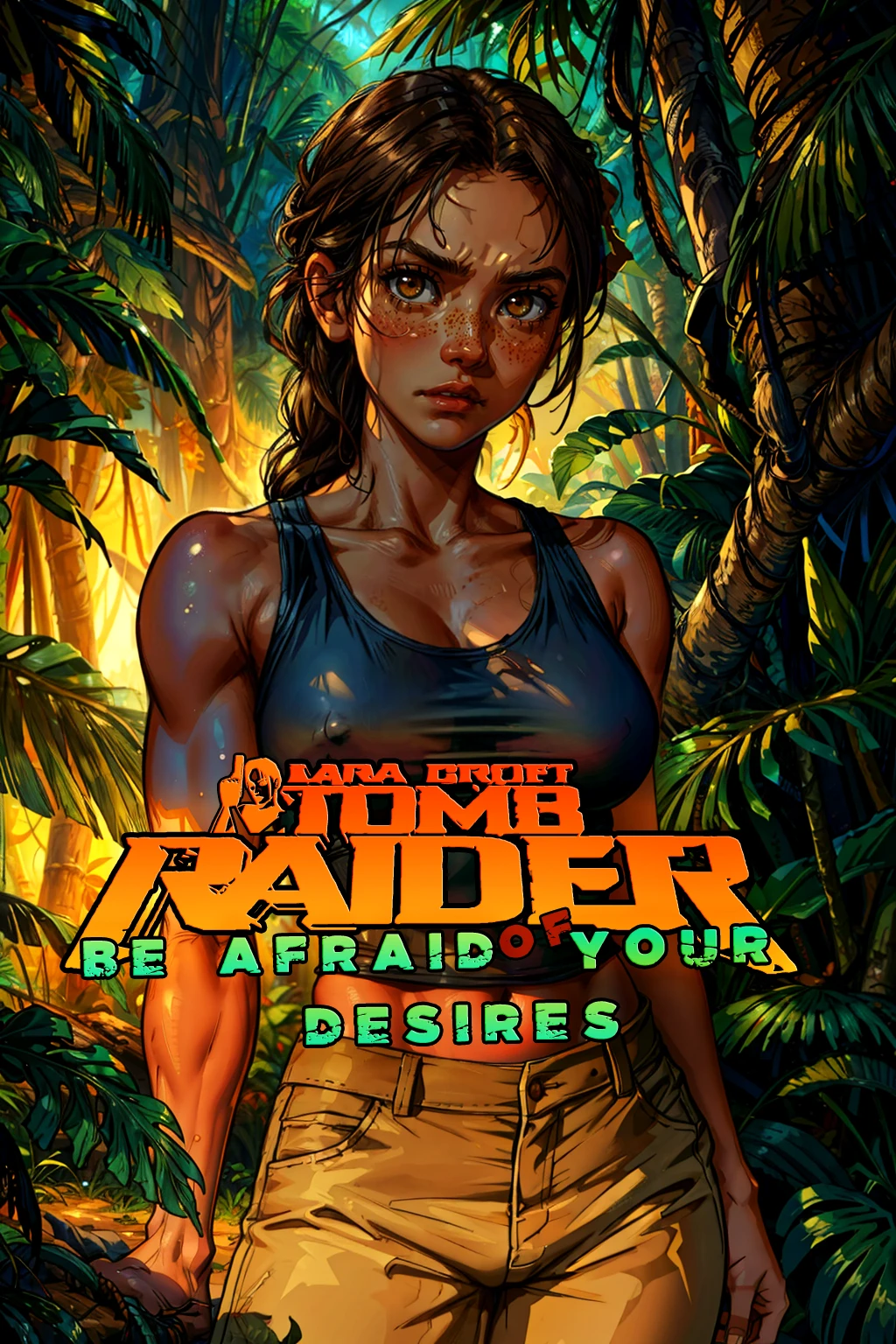Lara Croft: Be afraid of your desires porn comic picture 1