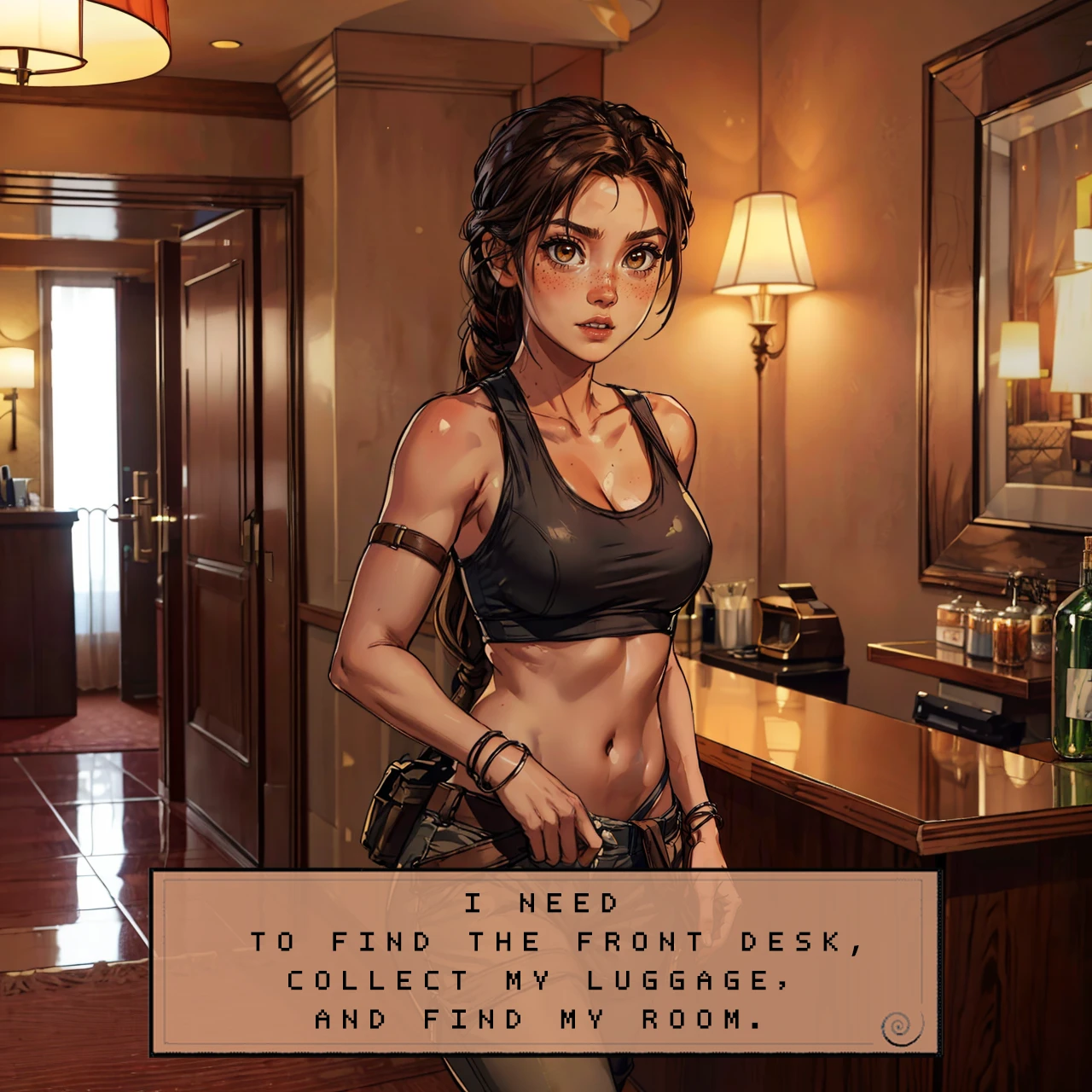 Lara Croft: Be afraid of your desires porn comic picture 45