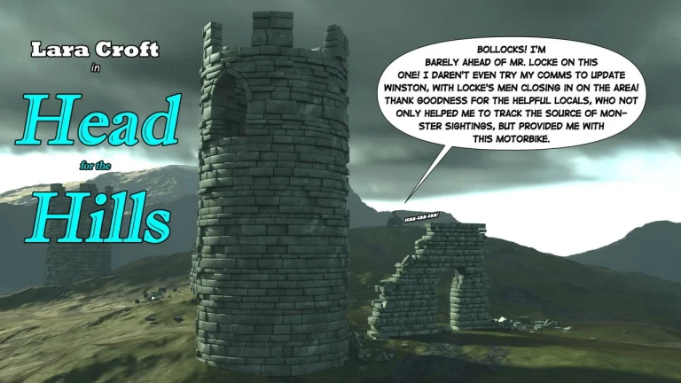 Lara Croft in Head for the Hills porn comic picture 1