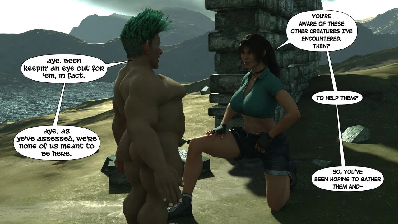 Lara Croft in Head for the Hills porn comic picture 10