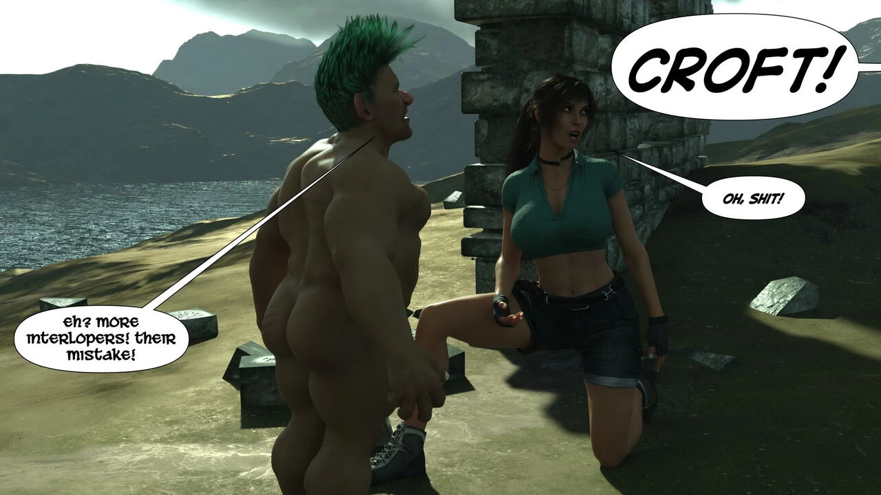 Lara Croft in Head for the Hills porn comic picture 11