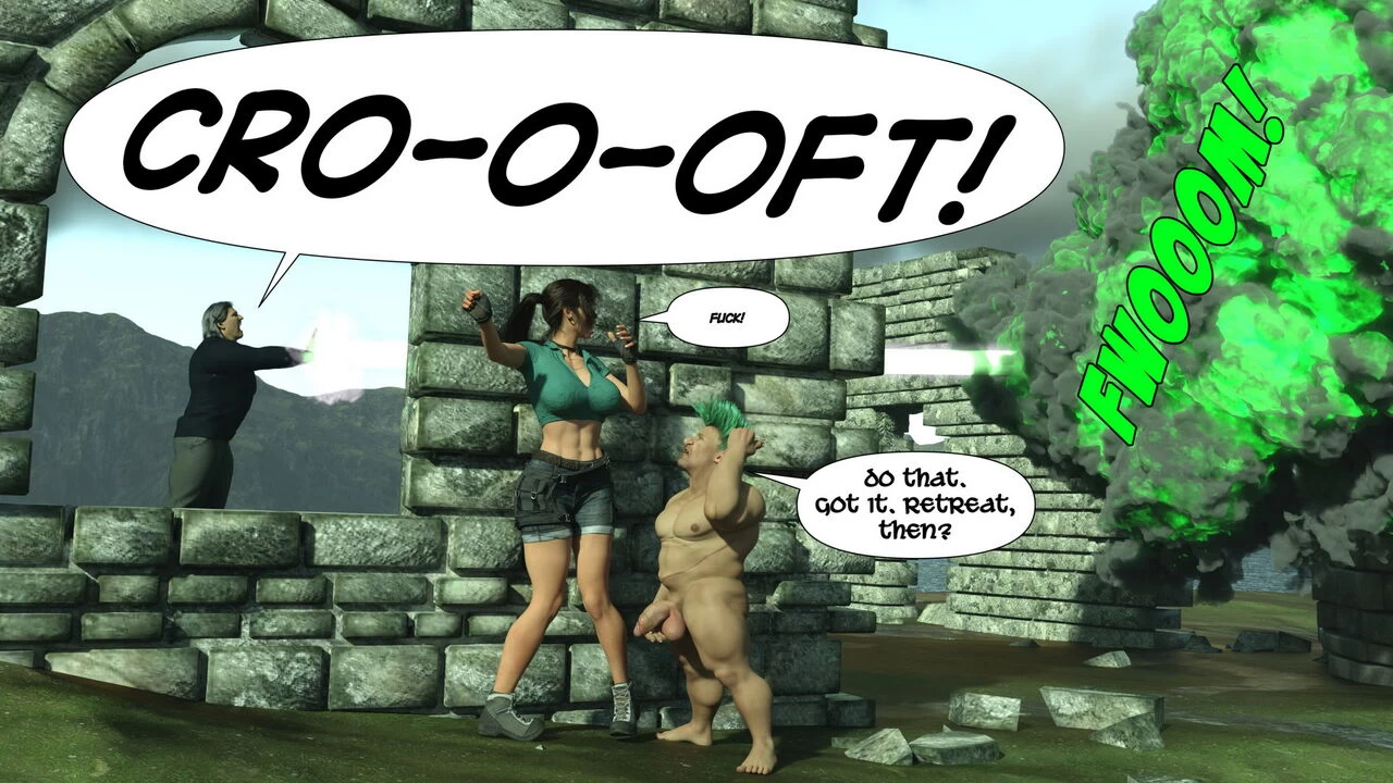 Lara Croft in Head for the Hills porn comic picture 14