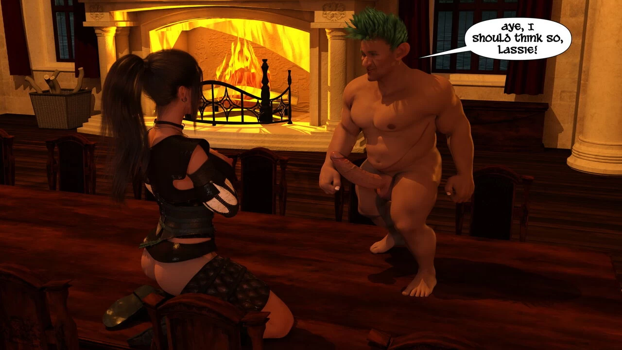 Lara Croft in Head for the Hills porn comic picture 39