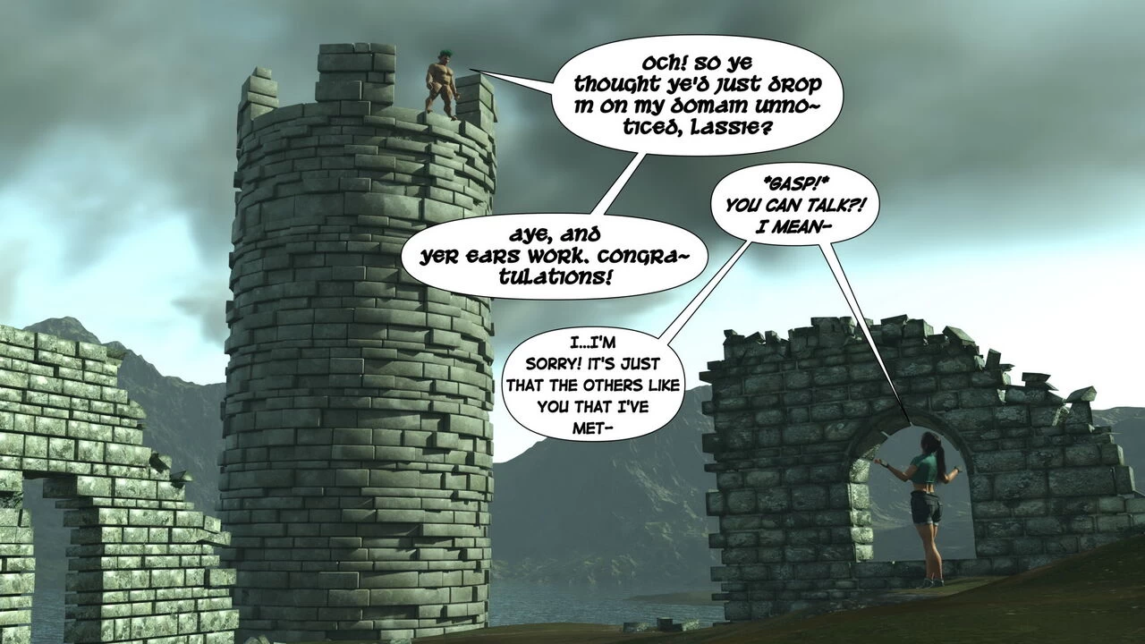 Lara Croft in Head for the Hills porn comic picture 5