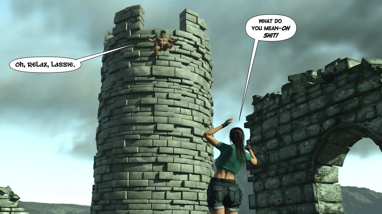Lara Croft in Head for the Hills porn comic picture 7