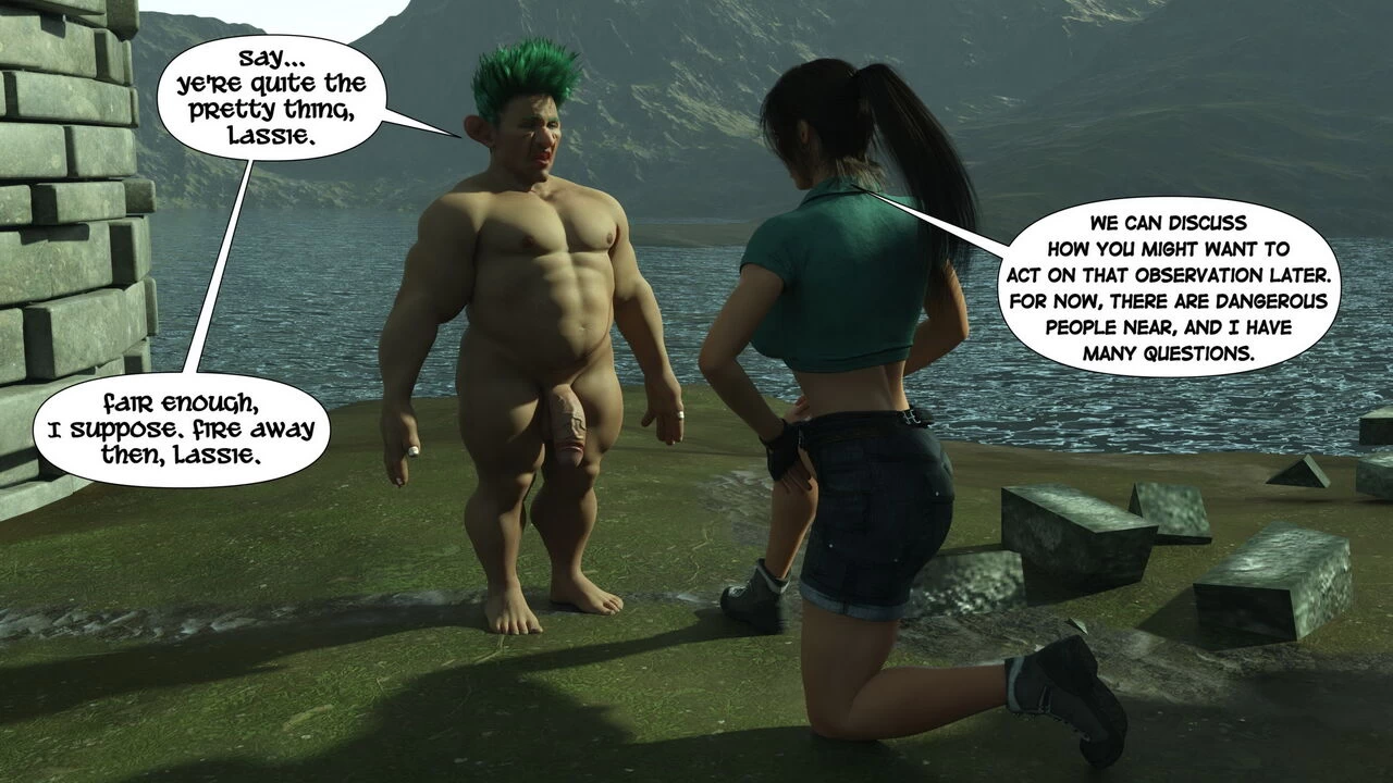 Lara Croft in Head for the Hills porn comic picture 9