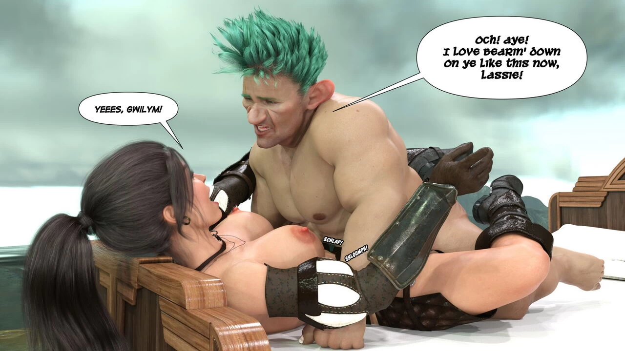 Lara Croft in Head for the Hills porn comic picture 91