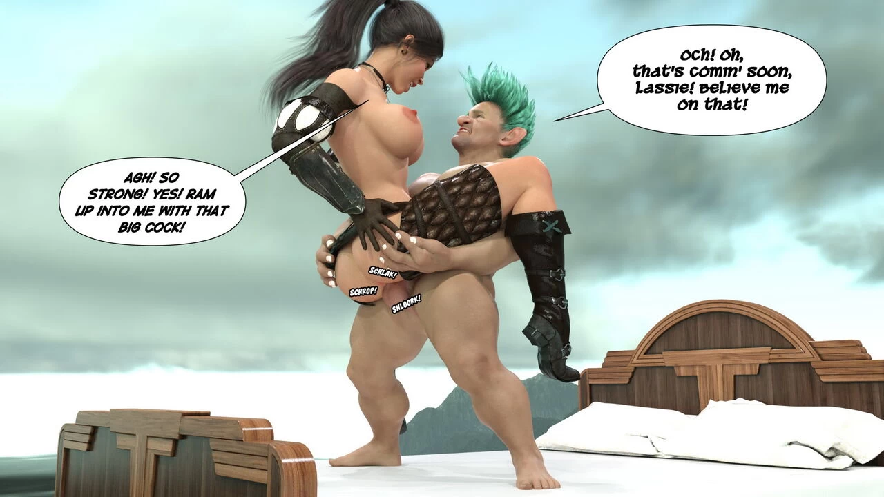 Lara Croft in Head for the Hills porn comic picture 93