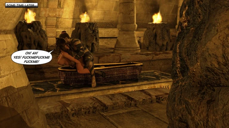 Lara Croft Taking The Mummy porn comic picture 107