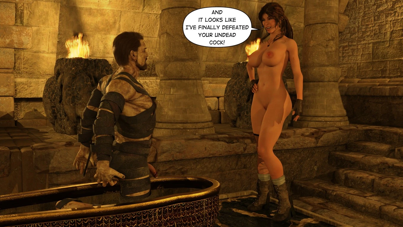 Lara Croft Taking The Mummy porn comic picture 111