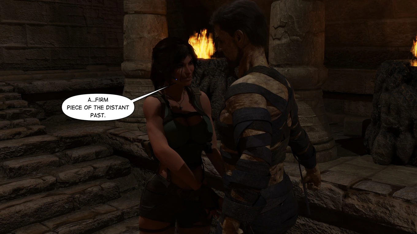 Lara Croft Taking The Mummy porn comic picture 16
