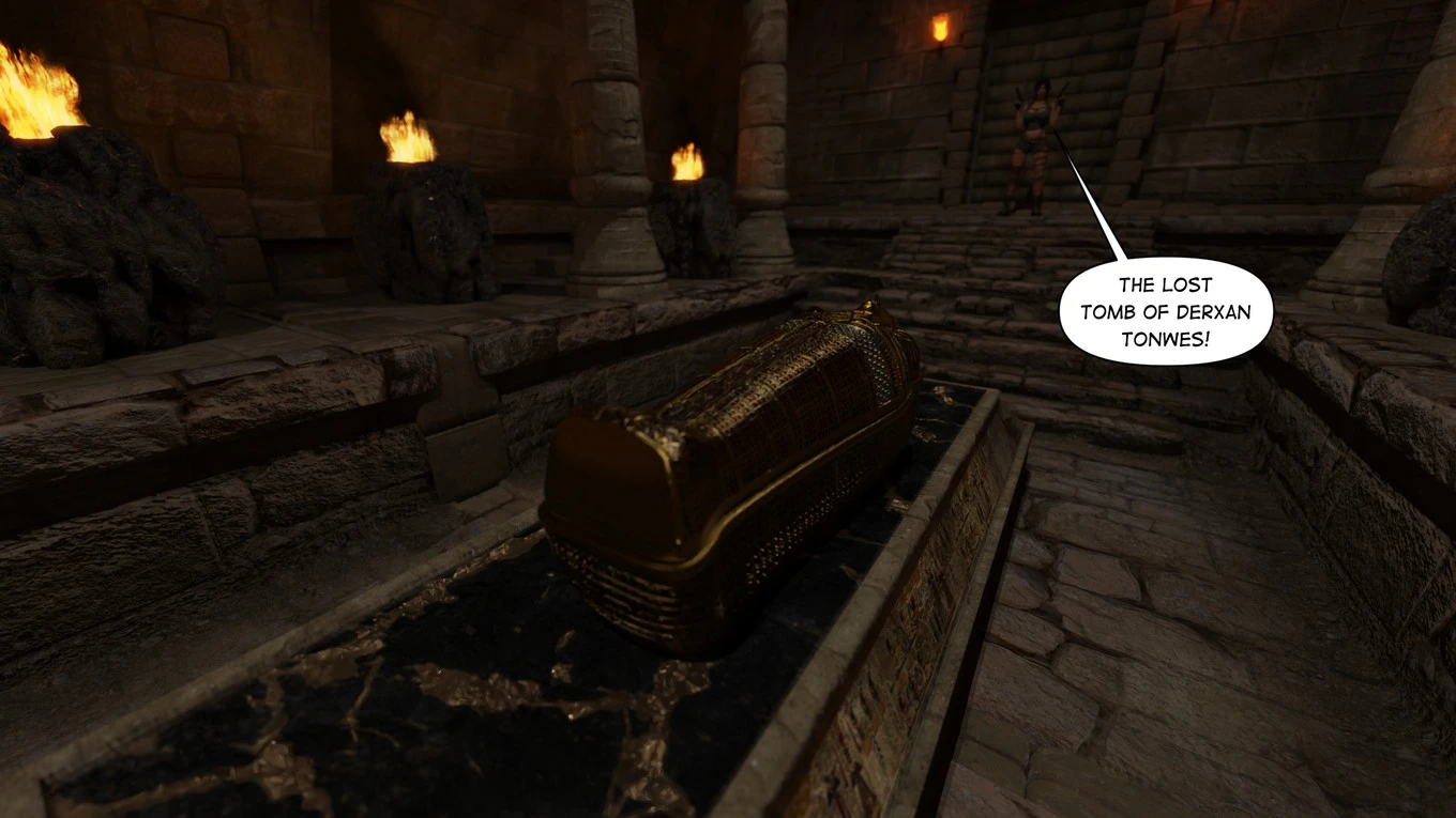 Lara Croft Taking The Mummy porn comic picture 2