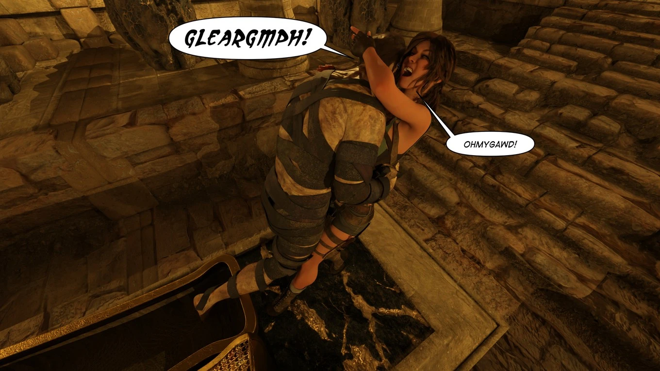 Lara Croft Taking The Mummy porn comic picture 20