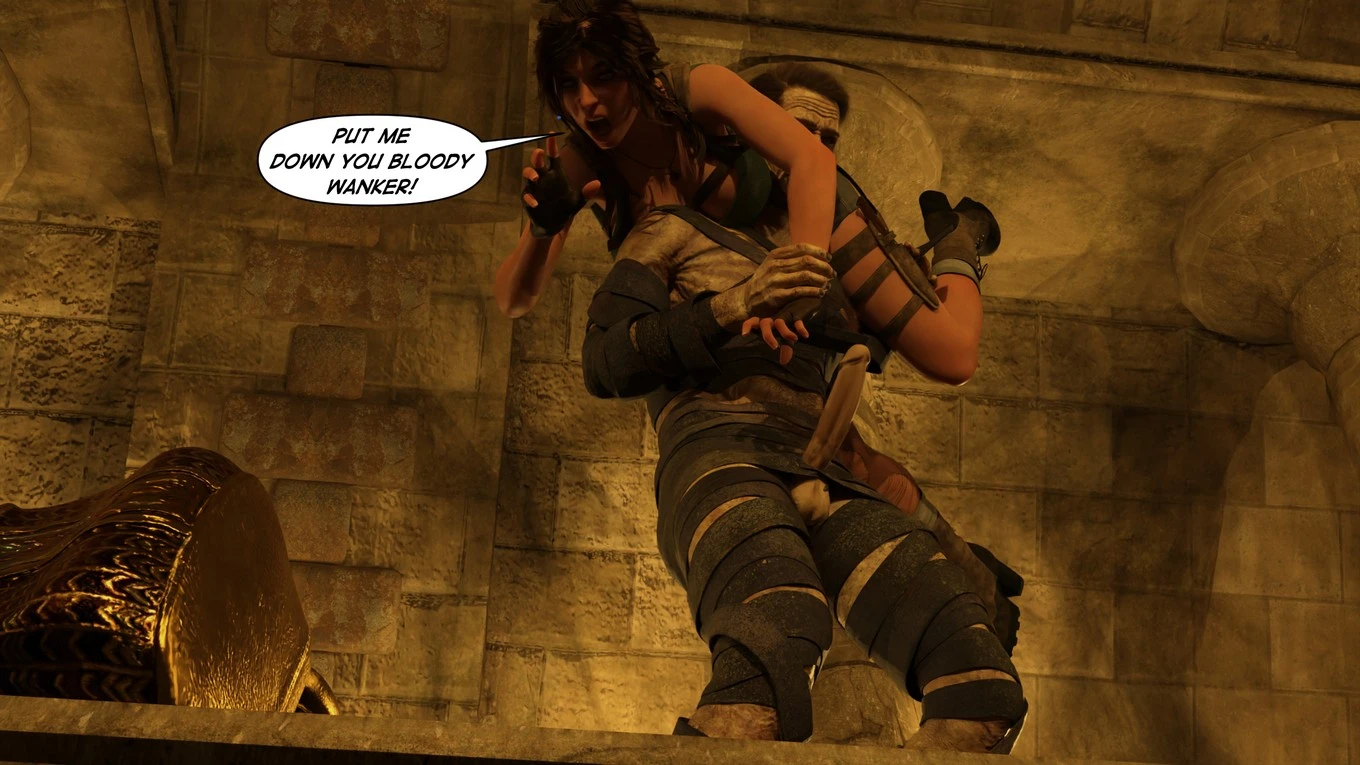 Lara Croft Taking The Mummy porn comic picture 22