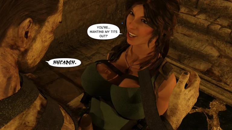 Lara Croft Taking The Mummy porn comic picture 35