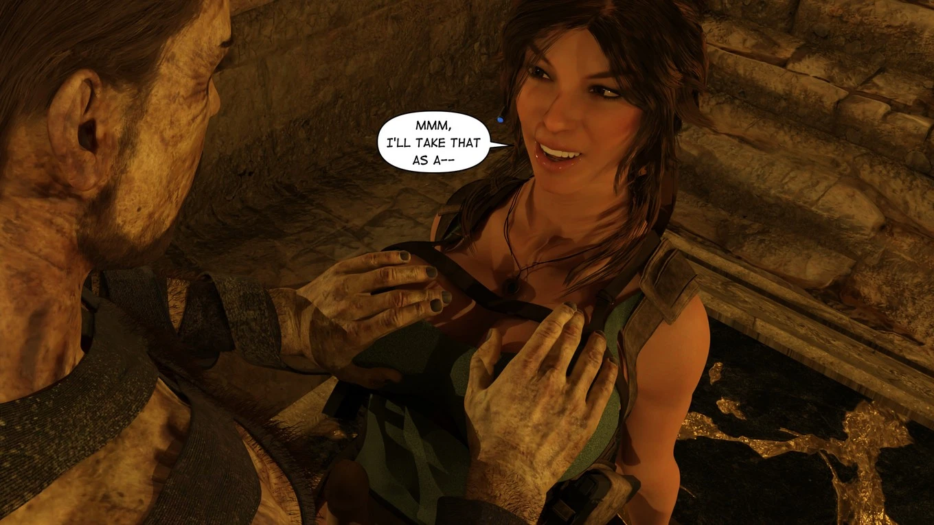 Lara Croft Taking The Mummy porn comic picture 36