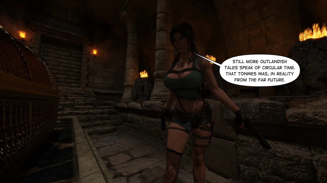 Lara Croft Taking The Mummy porn comic picture 4
