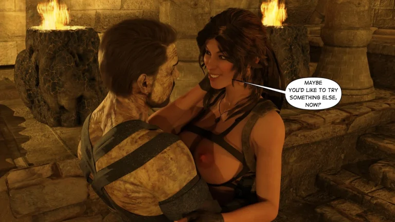 Lara Croft Taking The Mummy porn comic picture 44