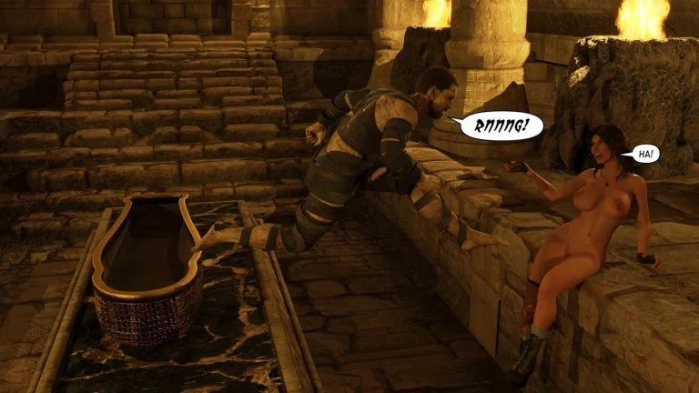 Lara Croft Taking The Mummy porn comic picture 56