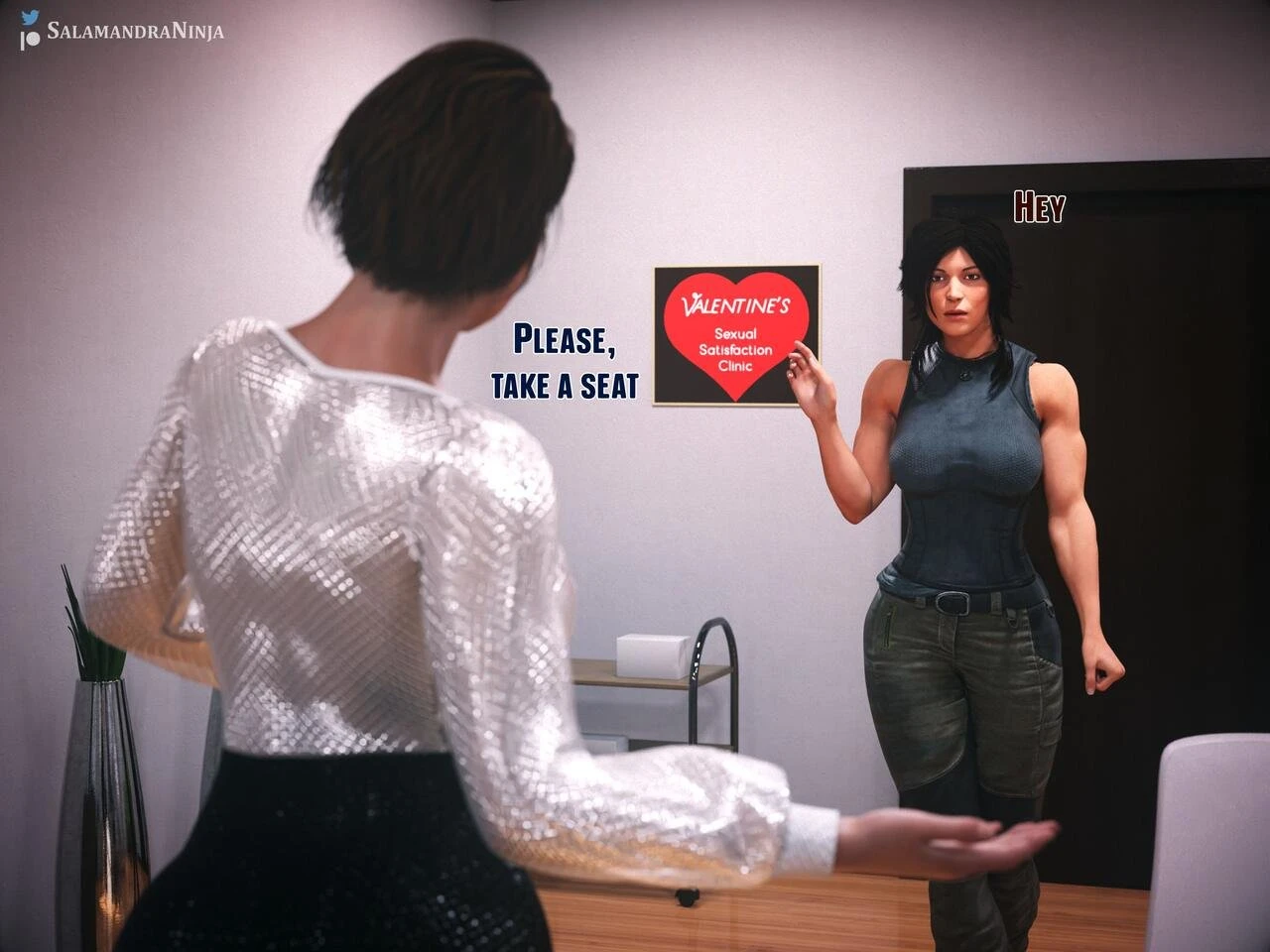 Lara & Jill porn comic picture 2