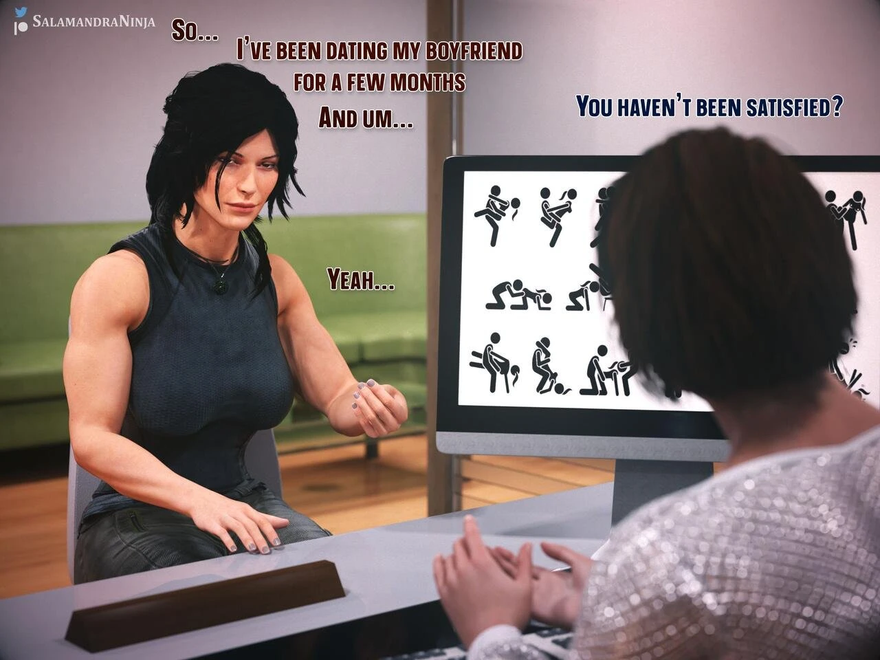 Lara & Jill porn comic picture 3