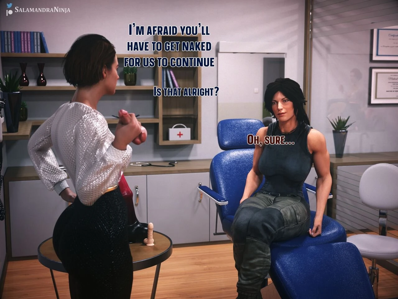 Lara & Jill porn comic picture 8