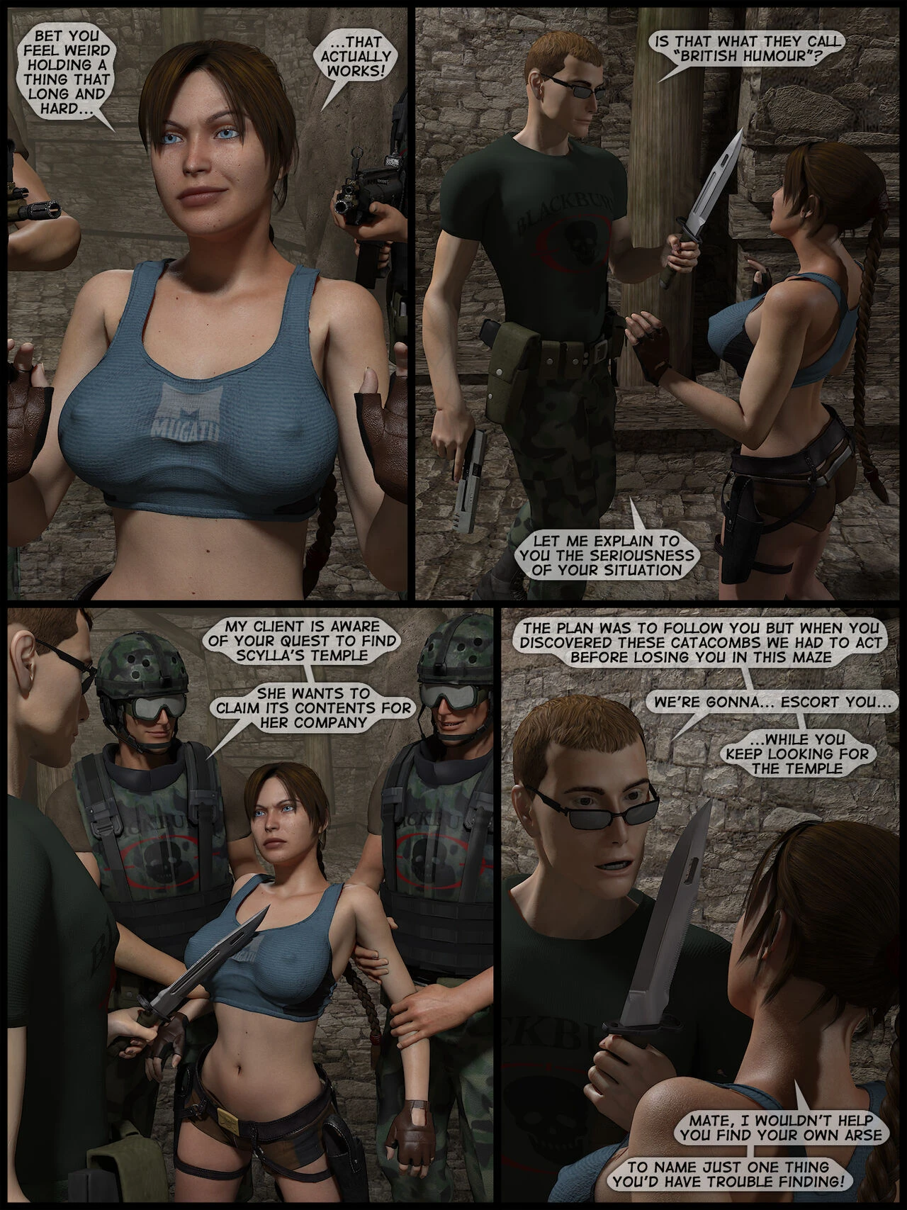 Lara Ryder Into Scylla's Lair porn comic picture 3